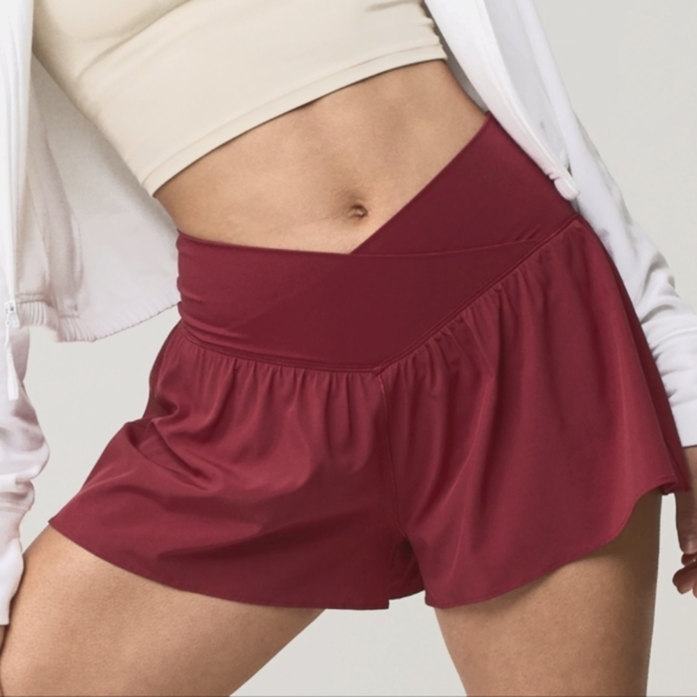 XXS,XS: Aerie Crossover Flowy Stretch Shorts